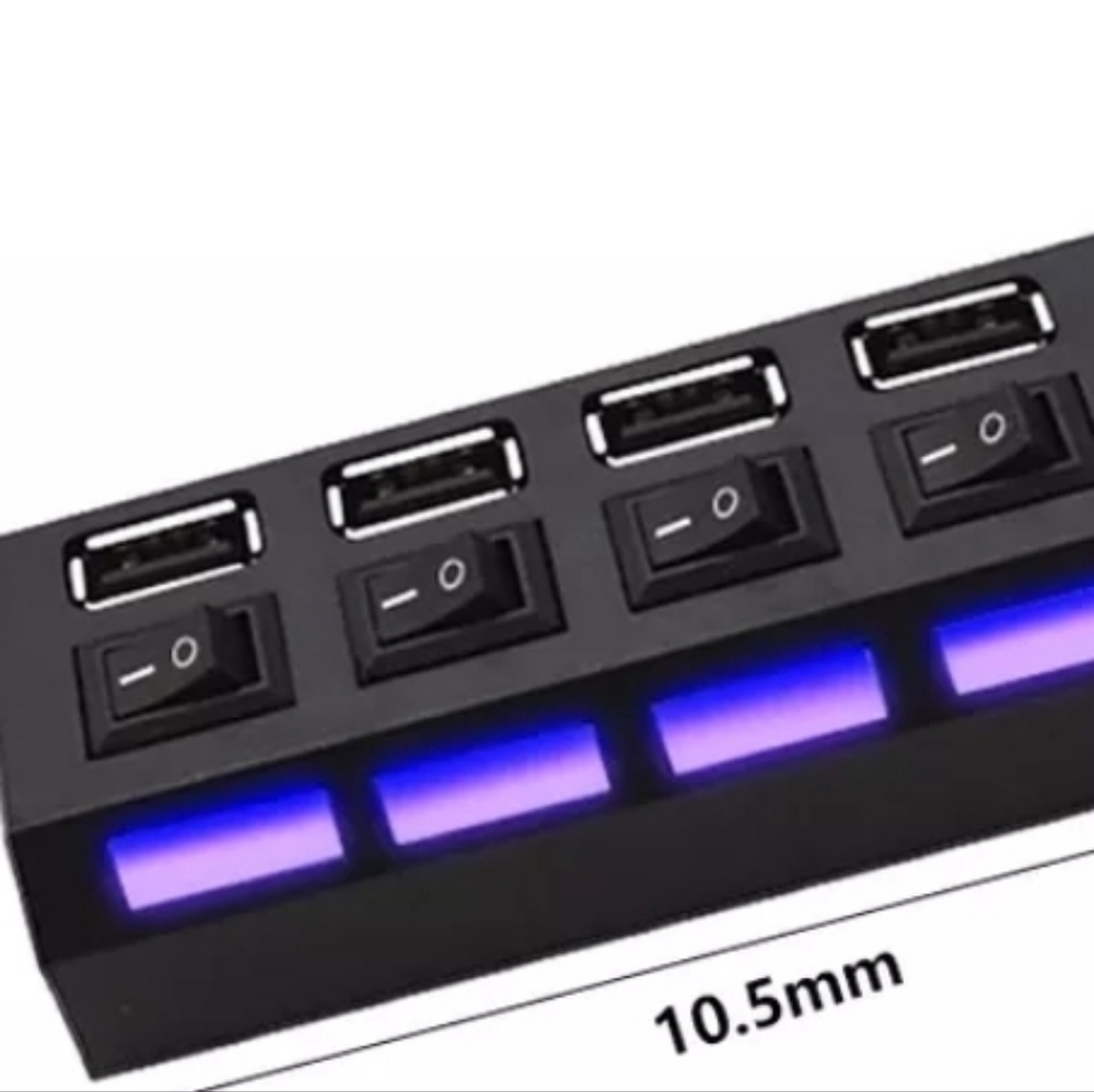 4 Port USB Charging Hub